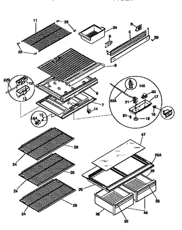 Shelves and accessories