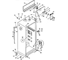Kenmore 2539366184 cabinet parts diagram