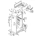 Kenmore 2539366746 cabinet parts diagram