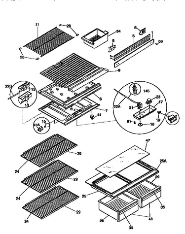 Shelves and accessories