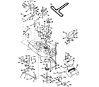 Craftsman 917259546 mower deck diagram