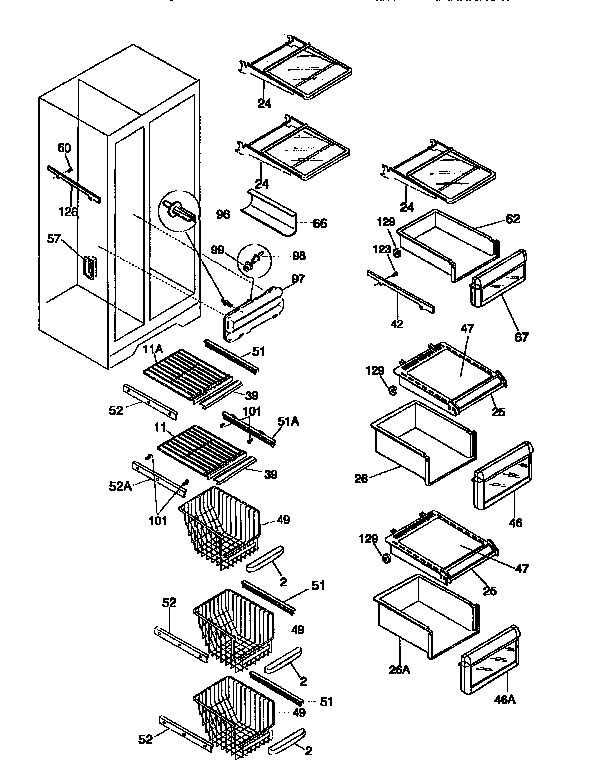 SHELVES AND ACCESSORIES