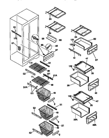 Shelves and accessories