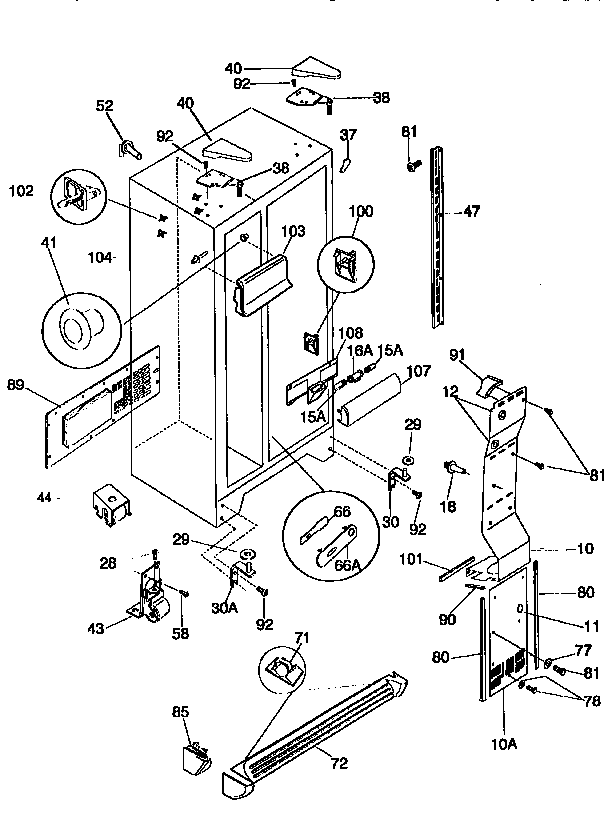 CABINET PARTS