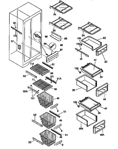 Shelves and accessories