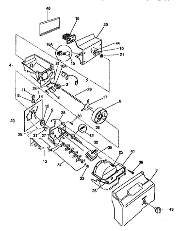 Ice bucket/auger