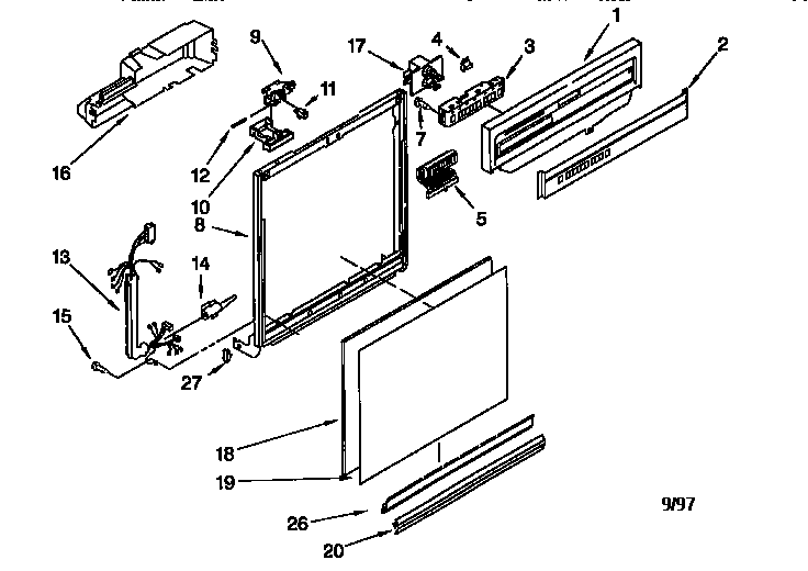 Frame and console