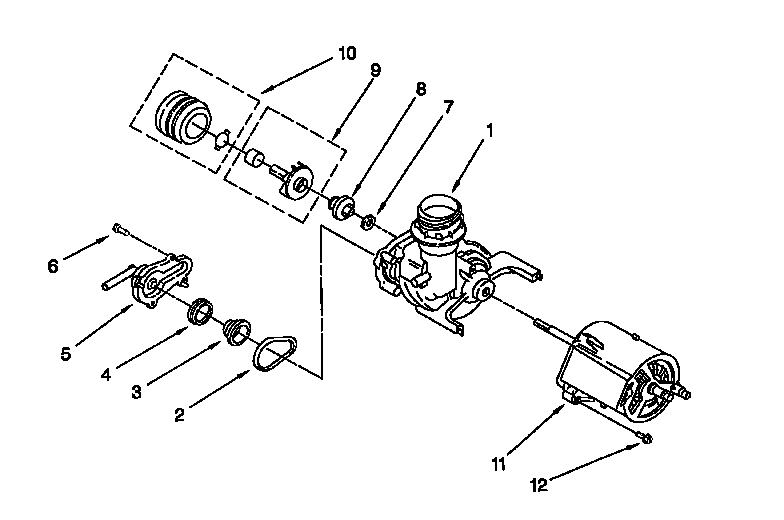 Pump and motor