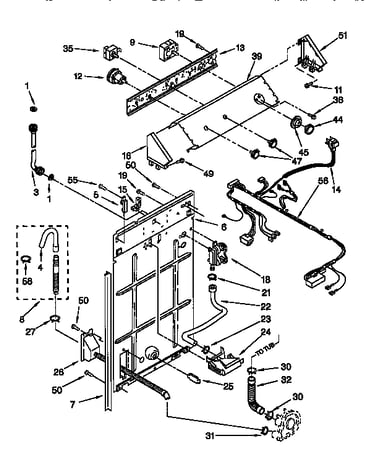 Controls and rear panel