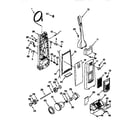 Kenmore 11638512790 dust compartment and motor diagram