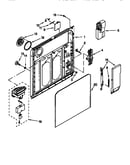 Detergent cup and inner door panel