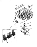 Lower sprayarm and lower rack
