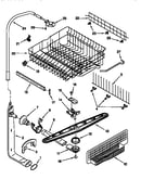 Dishracks and spray arm assembly