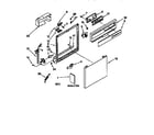 Kenmore 66515831790 frame and console diagram