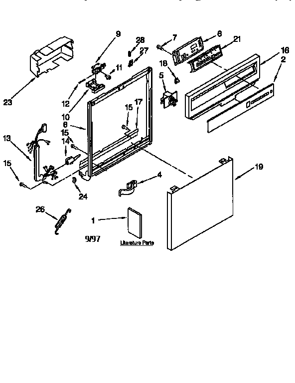 Frame and console