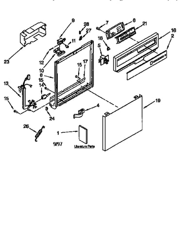 Frame and console
