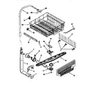 Kenmore 66515831790 upper dishrack and water feed diagram