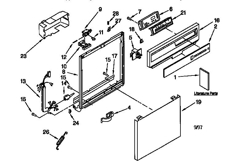 Frame and console