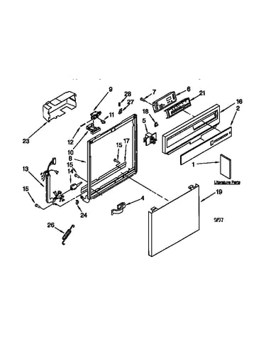 Frame and console