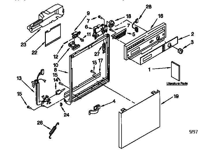 Frame and console