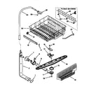 Kenmore 66515798790 upper dishrack and water feed diagram