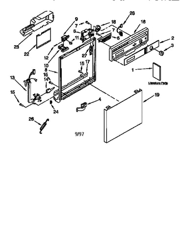 Frame and console