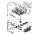 Kenmore 66515795790 upper dishrack and water feed diagram