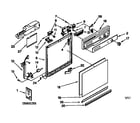 Kenmore 66517731790 frame and console diagram