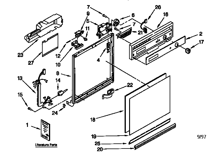 Frame and console