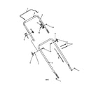 MTD 11A-597F099 handle assembly diagram
