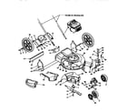 MTD 11A-597F099 mower deck diagram