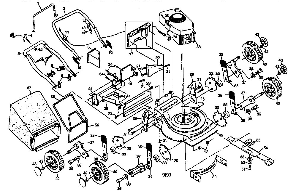 CRAFTSMAN 20" ROTARY LAWN MOWER