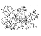 Craftsman 917387132 craftsman 20" rotary lawn mower diagram