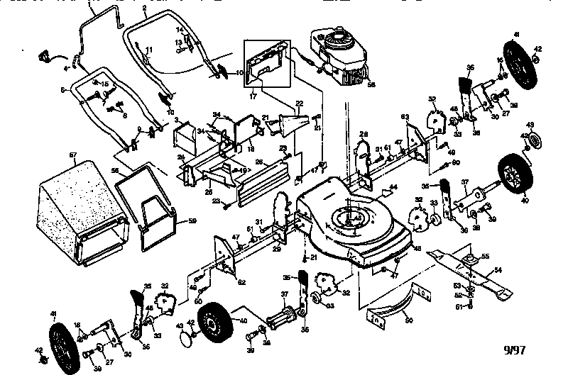 CRAFTSMAN ROTARY LAWN MOWER