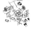 Craftsman 247370350 mower deck diagram