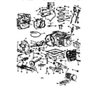 Craftsman 917255910 cylinder, crankshaft&engine base diagram