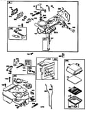 Carburetor and fuel tank assembly