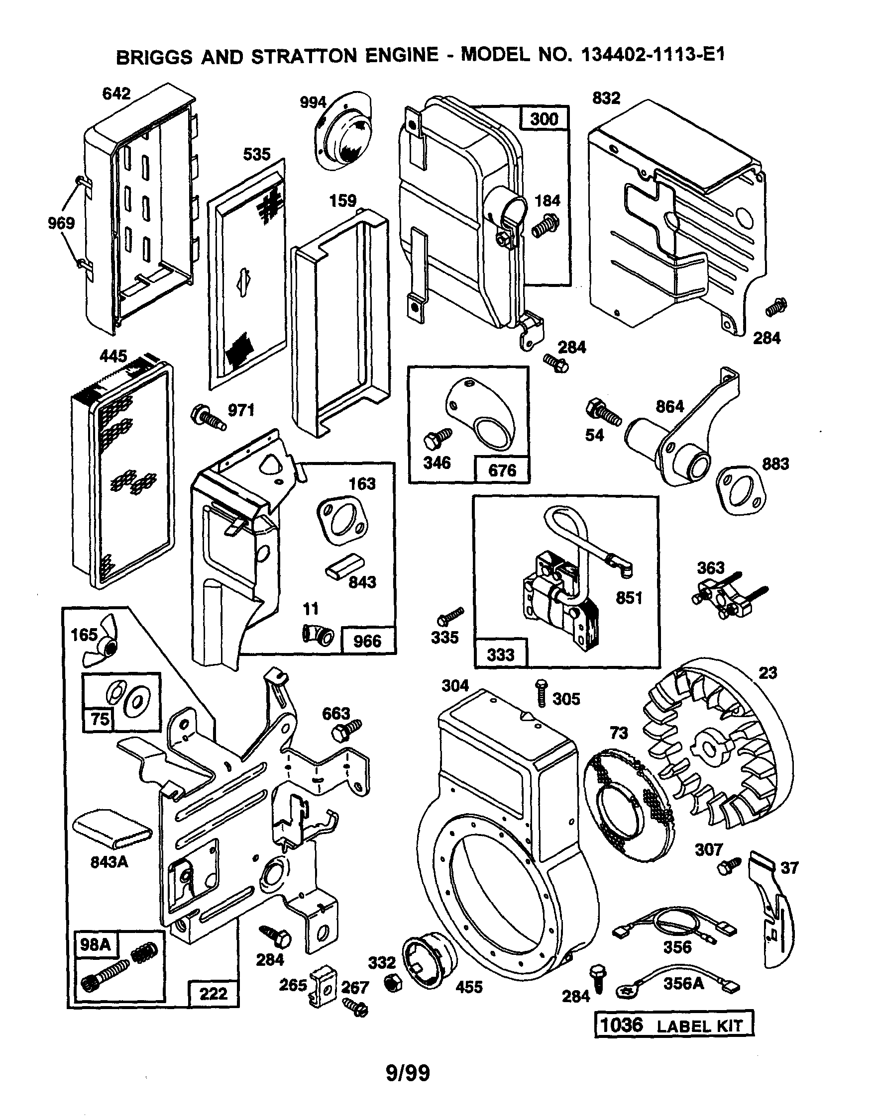 Blower housing and bracket control