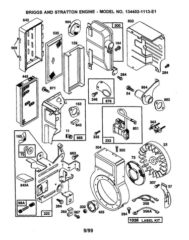 Blower housing and bracket control