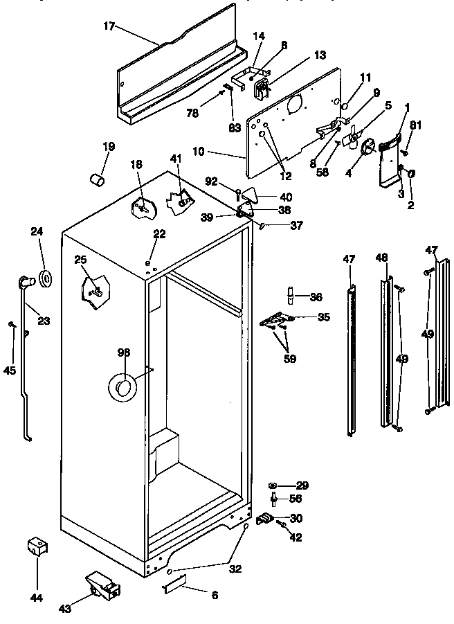 Cabinet parts