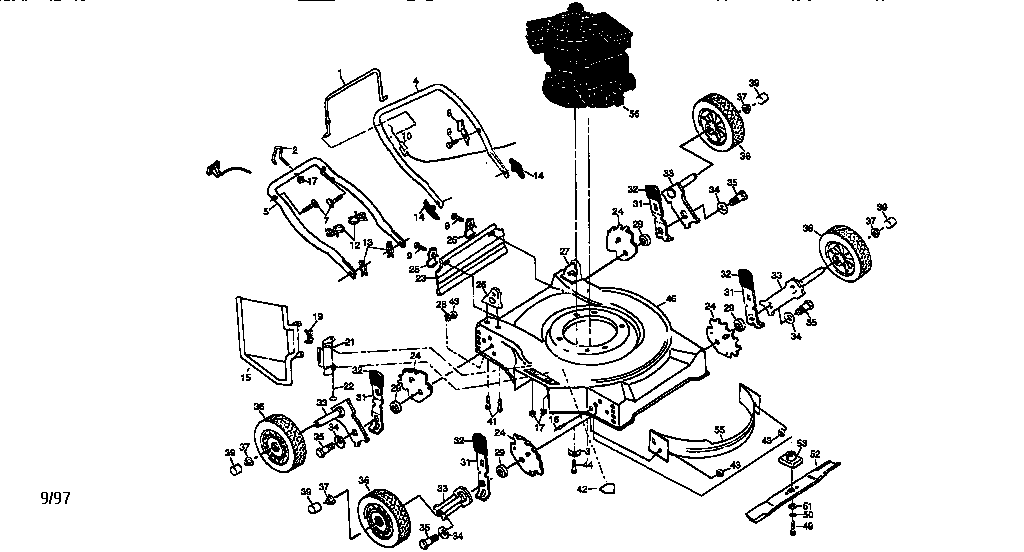 Rotary lawn mower