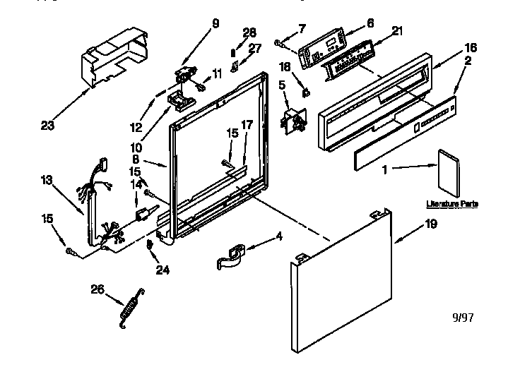 Frame and console