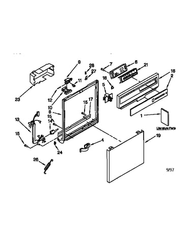 Frame and console