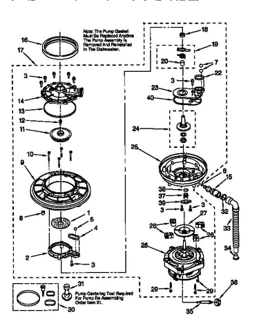 Pump and motor