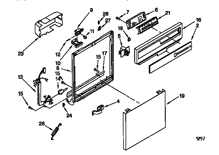 Frame and console