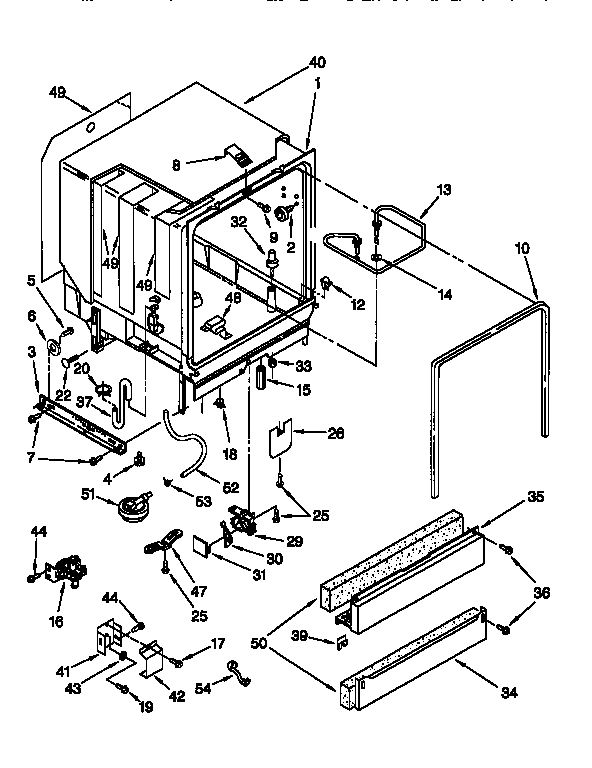 TUB, ASSEMBLY