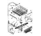 Kenmore 66515838790 upper dishrack and water feed diagram