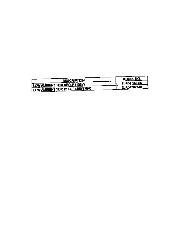 Image only- low ambient voltage