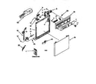 Kenmore 66515751791 frame and console diagram
