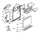 Kenmore 66517735791 frame and console diagram